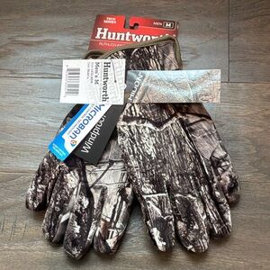 Huntworth Tech,windproof/water resistant, microban scent control,non slip grip